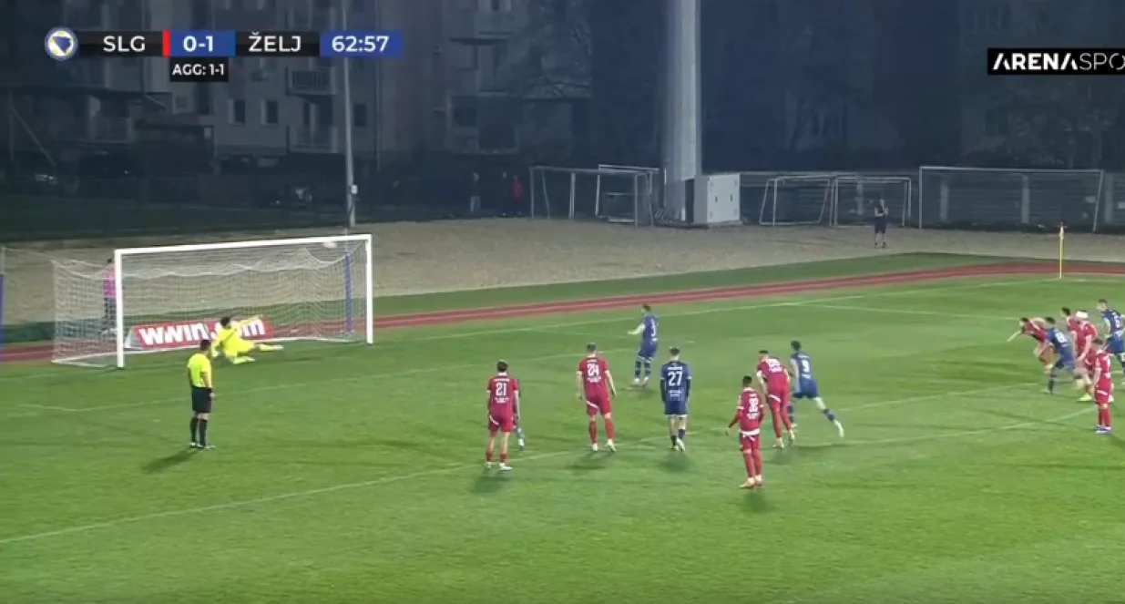 Penal za Željezničar/Foto: 