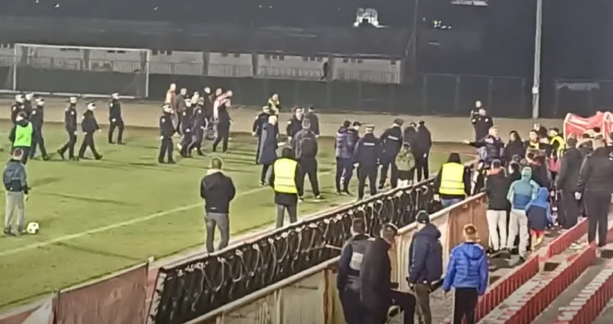 Incident nakon utakmice/Foto: 