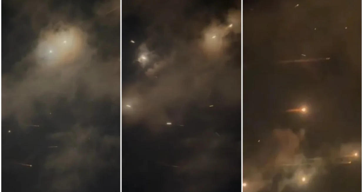 Ispalili vi&scaron;e od 100 raketa/Printscreen/X.com//