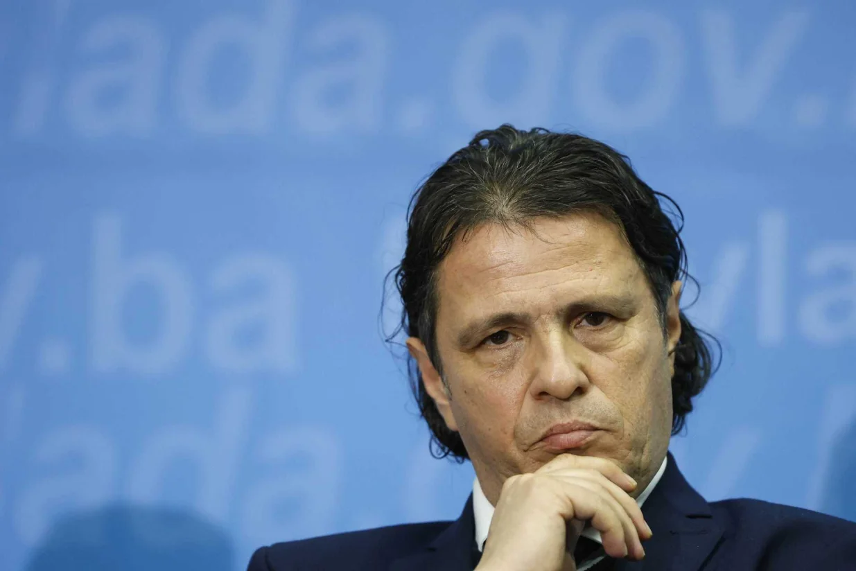 Toni Kraljević, ministar finansija FBiH, press konferencija, minimalna plata/Damir Deljo