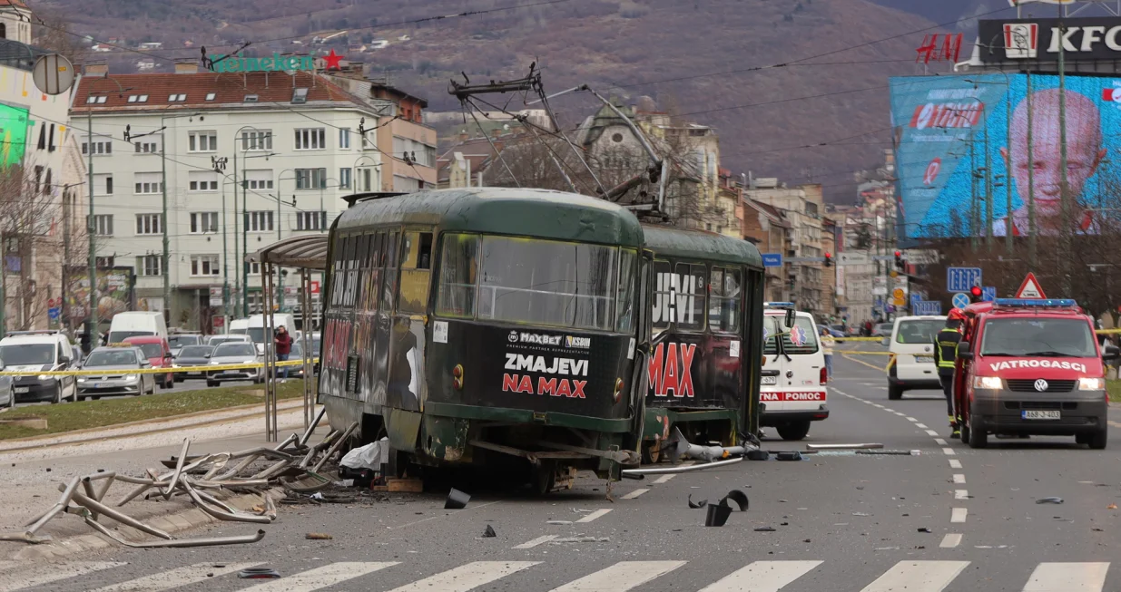 Te&scaron;ka tramvajska nesreća kod Zemaljskog muzeja./Senad Gubelić