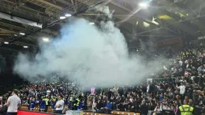 Atmosfera na utakmici Dubai - Baskonia/Foto: 