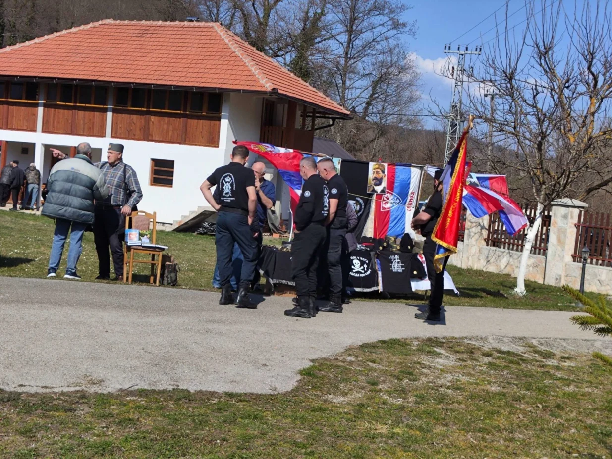 Vi&scaron;egrad, Draževina, okupljanje četnika, četnici, Ravnogorski četnički pokret, mart 2026. godine/Detektor.ba