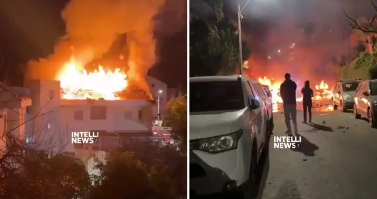 Iran, napad na Izrael, Tel Aviv/Prtsc