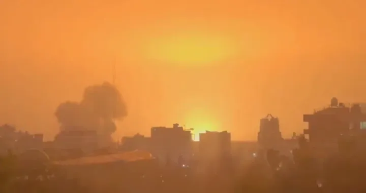 Napad Izraela na Iran, Teheran, eksplozije/Prtsc