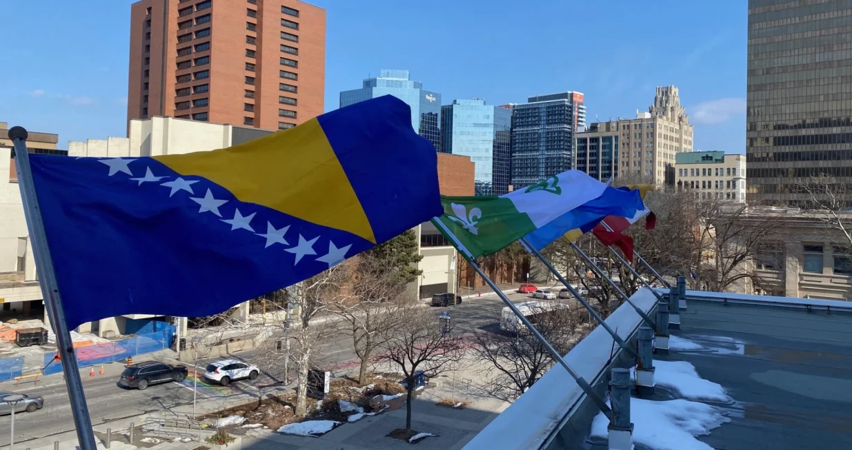 Zastava BiH u Kanadi/Igk