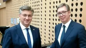 Andrej Plenković i Aleksandar Vučić/