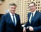 Andrej Plenković i Aleksandar Vučić/