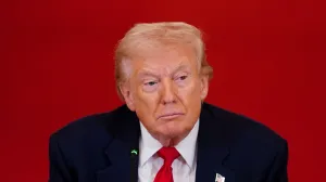 U.S. President Donald Trump attends a round table on collegiate sports in the White House in Washington, D.C., March 6, 2026. REUTERS/Nathan Howard/Nathan Howard