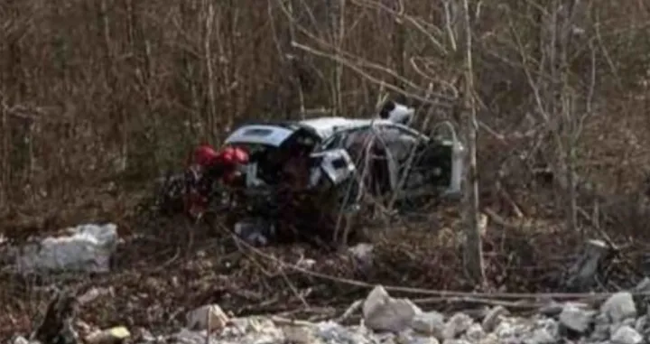 Saobraćajna nesreća, Crna Gora, vozilo iz BiH, provalija/: Služba Za&scaron;tite I Spa&scaron;avanja Nik&scaron;ić