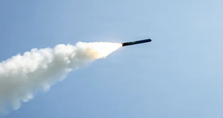 The U.S. Navy Arleigh Burke-class guided-missile destroyer USS Delbert D. Black fires a Tomahawk Land Attack Missile (TLAM) in support of the Operation Epic Fury attack on Iran from an undisclosed location February 28, 2026. U.S. Navy/Handout via REUTERS THIS IMAGE HAS BEEN SUPPLIED BY A THIRD PARTY/Us Navy