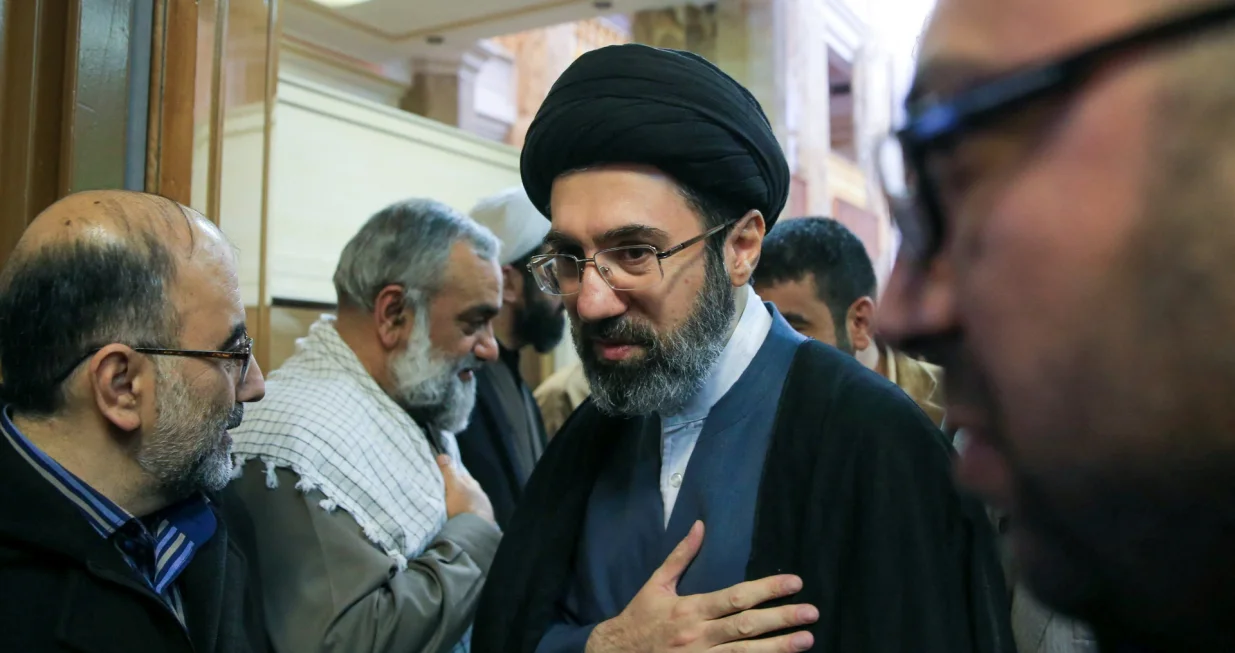 FILE PHOTO: Iran's new supreme leader, Mojtaba Khamenei, the second son of late Iran's Supreme Leader Ayatollah Ali Khamenei, attends a meeting in Tehran, Iran, March 2, 2016. Rouhollah Vahdati/ISNA/WANA (West Asia News Agency) via REUTERS ATTENTION EDITORS - THIS PICTURE WAS PROVIDED BY A THIRD PARTY/File Photo/Rouhollah Vahdati