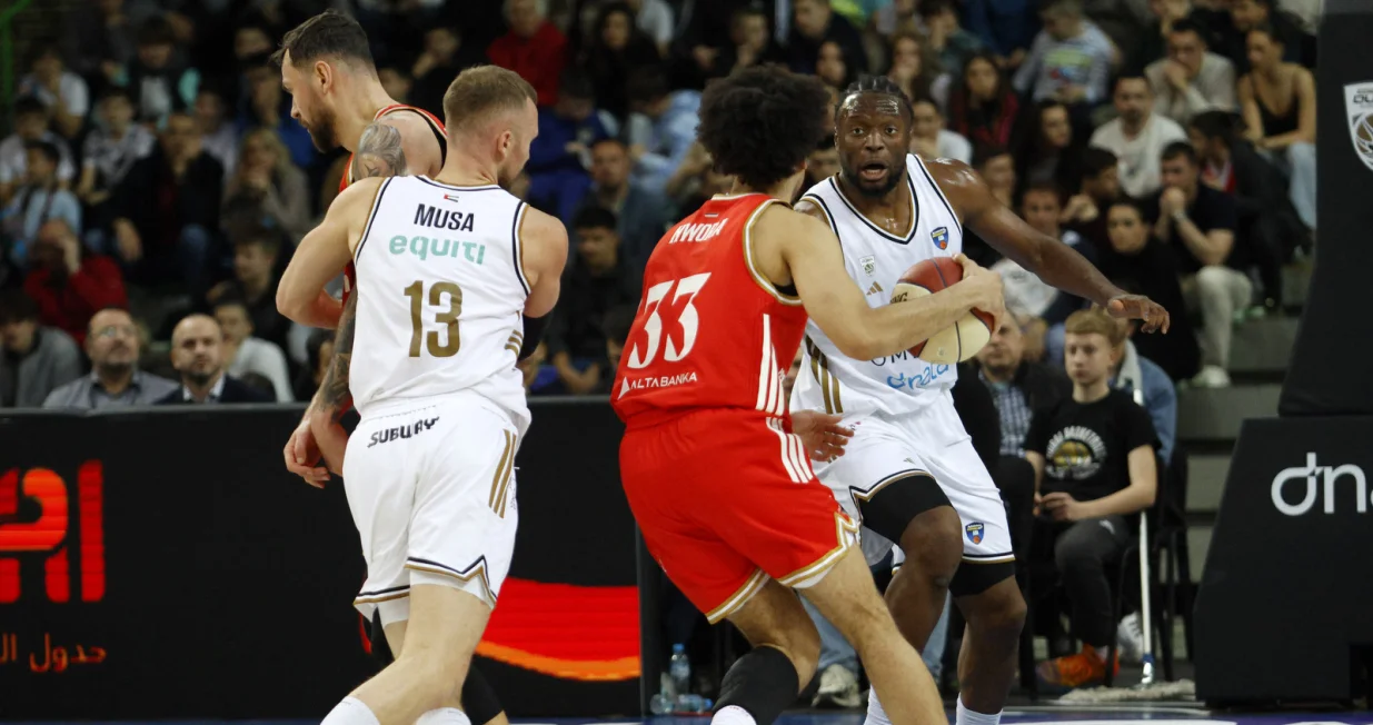 BC Dubai - KK Crvena zvezda - 15.03.2026. (FOTO: Sport1.ba - Sanel Konjhodžić)/Foto: 