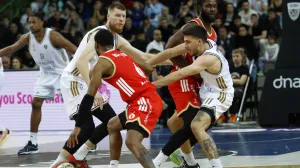 BC Dubai - KK Crvena zvezda - 15.03.2026. (FOTO: Sport1.ba - Sanel Konjhodžić)/Foto: 