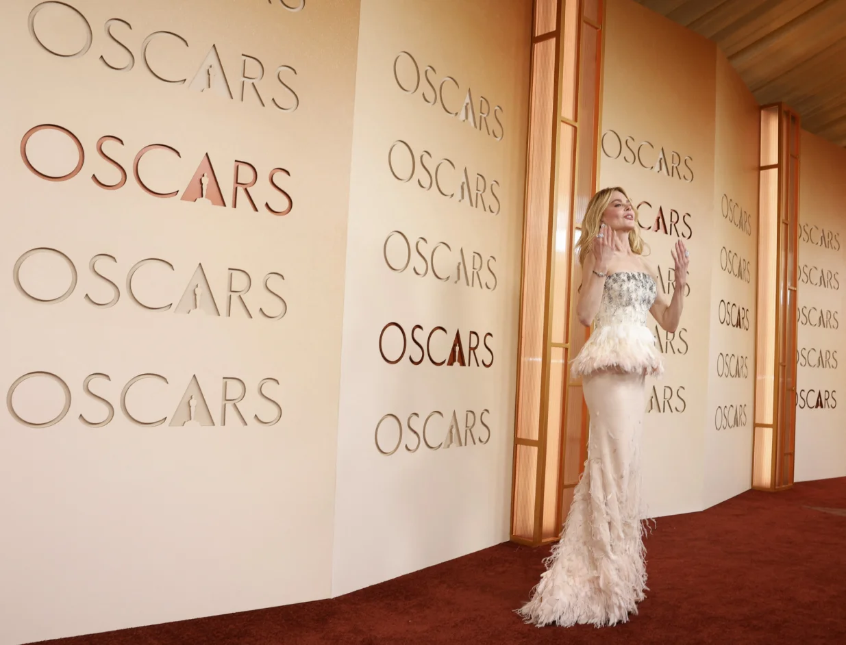 Nicole Kidman poses on the red carpet during the Oscars arrivals at the 98th Academy Awards in Hollywood, Los Angeles, California, U.S., March 15, 2026. REUTERS/Caroline Brehman/Caroline Brehman