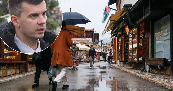 Bakir Krajinović, vrijeme ki&scaron;a/Oslobođenje