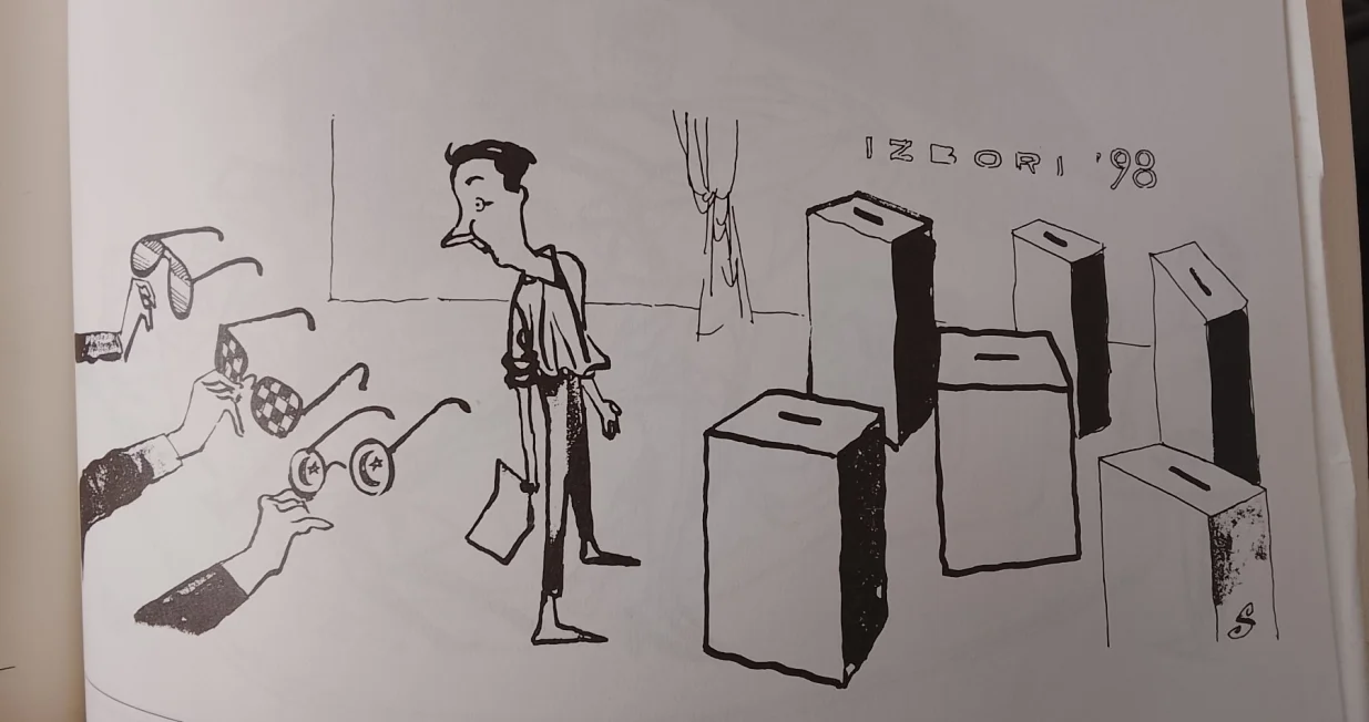 Karikatura Bože Stefanovića/