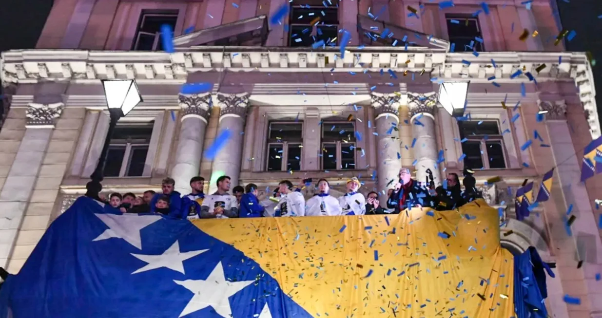 Slavlje povodom plasmana BiH reprezentacije na Svjetsko prvenstvo u fudbalu/Admir Kuburović