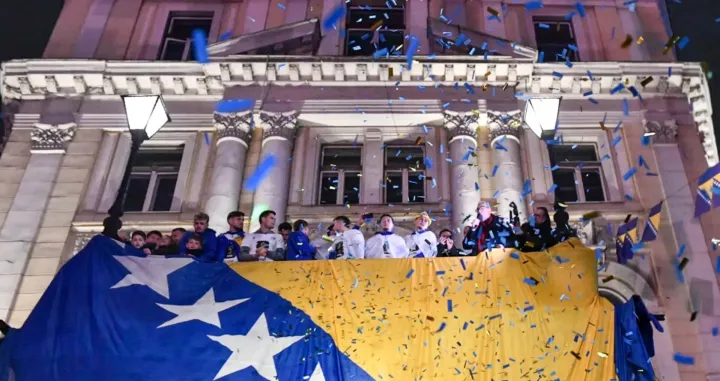 Slavlje povodom plasmana BiH reprezentacije na Svjetsko prvenstvo u fudbalu/Admir Kuburović