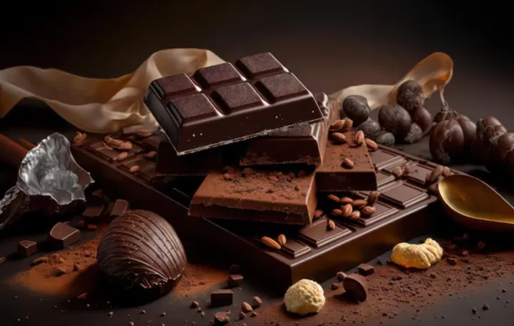 čokolada, praline ilustracija/Freepik