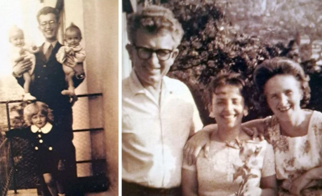 Profesor Midhat i Mauricette Begić sa Zlatom/