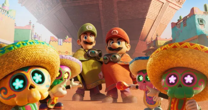 Detalj iz filma "The Super Mario Galaxy Movie"/