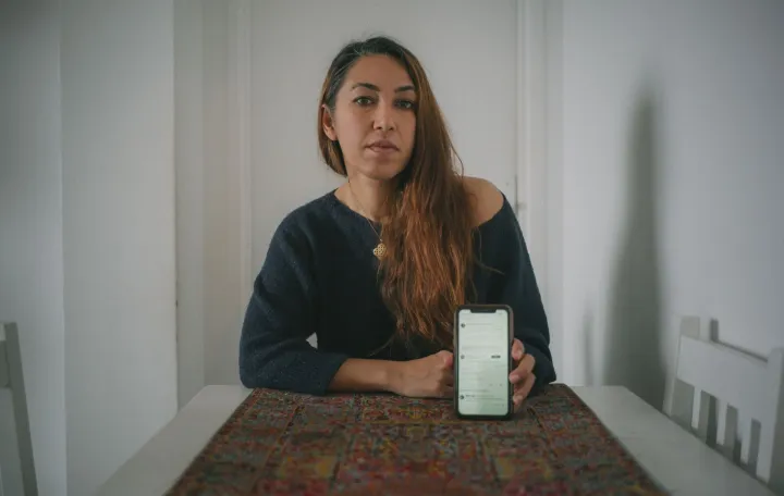 Iranska spisateljica i pjesnikinja, izbjeglica u Francuskoj, Mahtab Ghorbani, u svom domu u &Icirc;le-de-France, 1. aprila./Odhr&agrave;n Dunne 