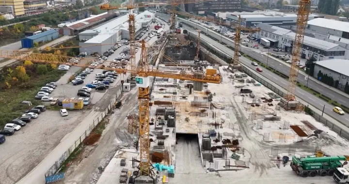 nova sarajka, gradili&scaron;te nove Sarajke, objekti na pofalićima,/Biznisinfo.ba