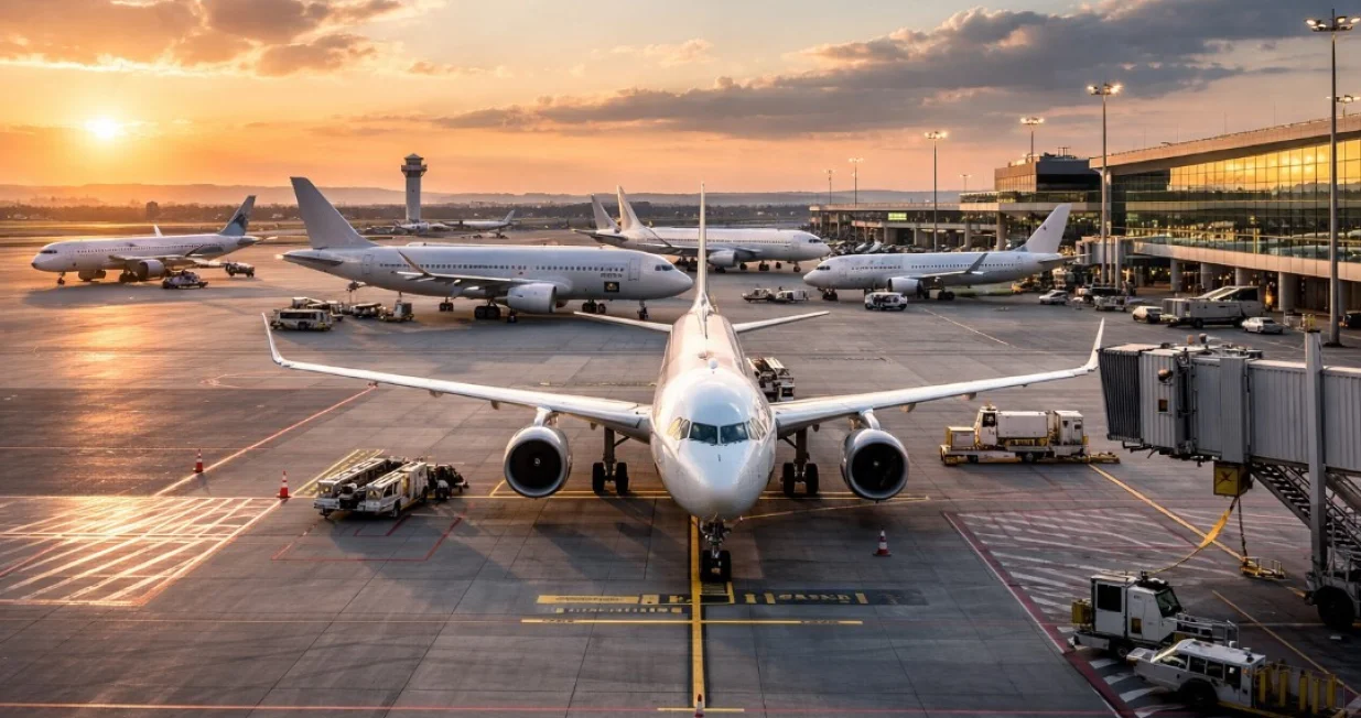 Avioni su ostali prizemljeni/Ilustracija/ChatGPT/