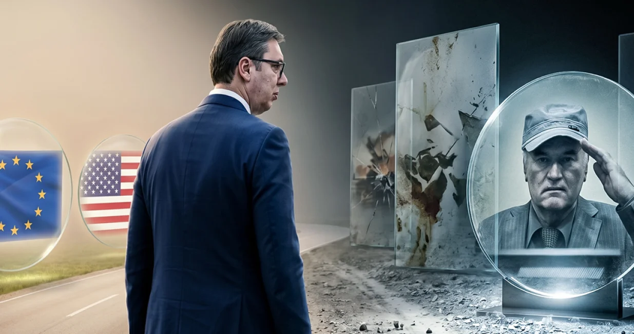 Aleksandar Vučić, Amerika, EU, Ratko Mladić/Stefan Komljenović