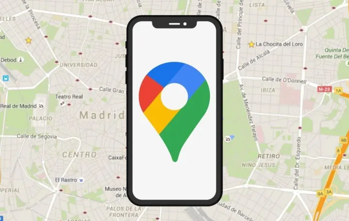 google maps ilustracija/