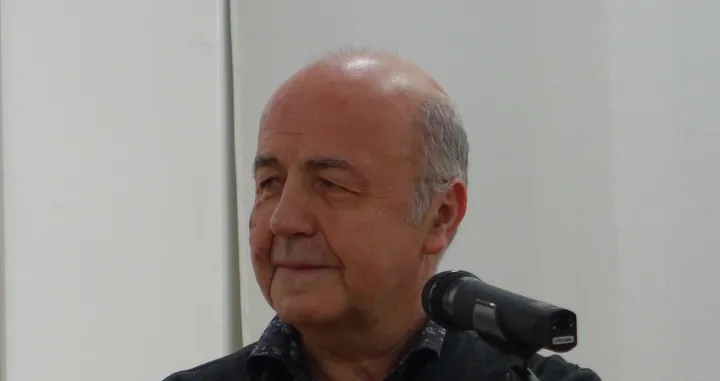 Milomir Kovačević Stra&scaron;ni na otvaranju izložbe/Halid Kuburović/