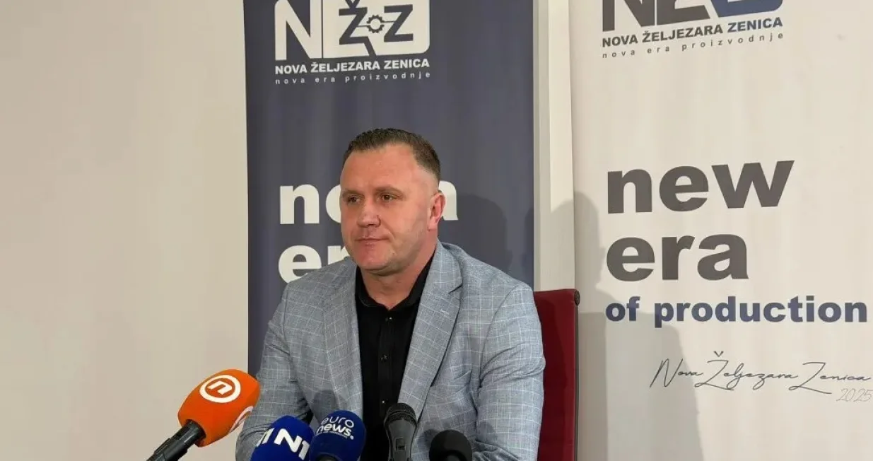Ra&scaron;id Fetić, predsjednik Sindikata Željezare Zenica/