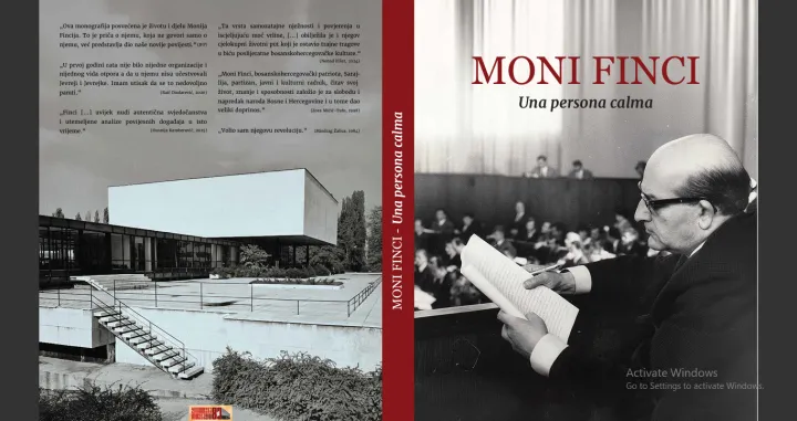 Korice Monografije "Moni Finci - Una persona calma"/