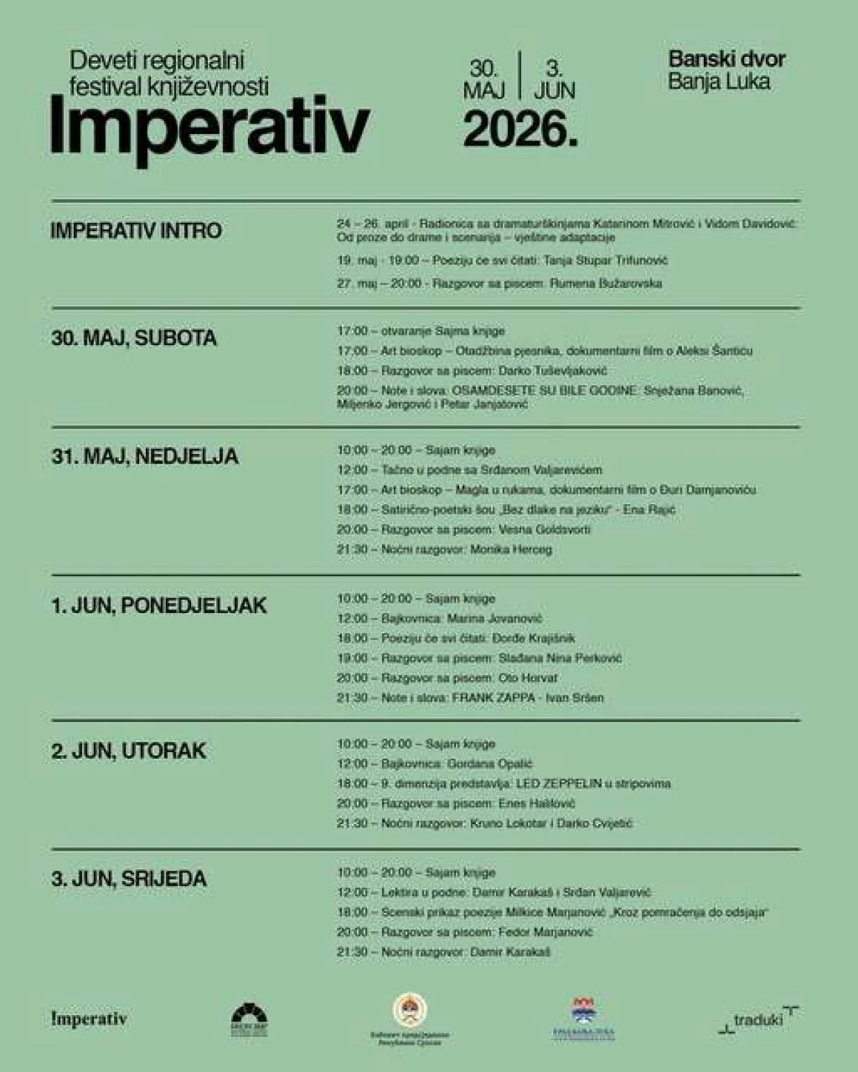Program devetog izdanja Imperativa/