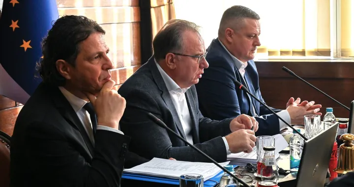 Sjednica Vlade FBiH: Toni Kraljević, Nermin Nik&scaron;ić, Vojin Mijatović//