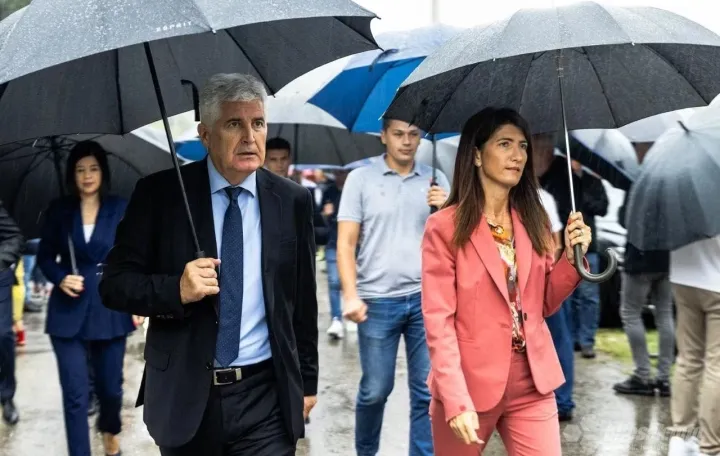 Dragan Čović i Darijana Filipović/