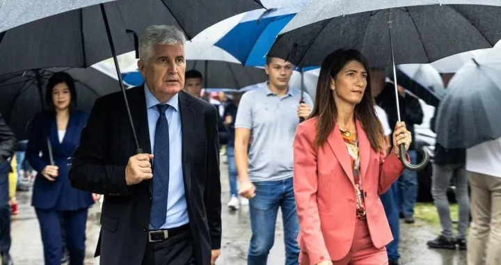 Dragan Čović i Darijana Filipović/