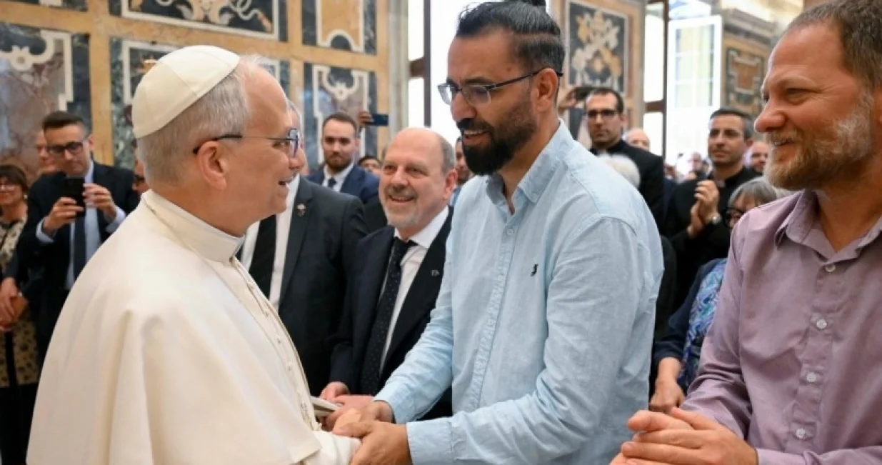 Autori kod Pape Lava /VATICAN MEDIA/