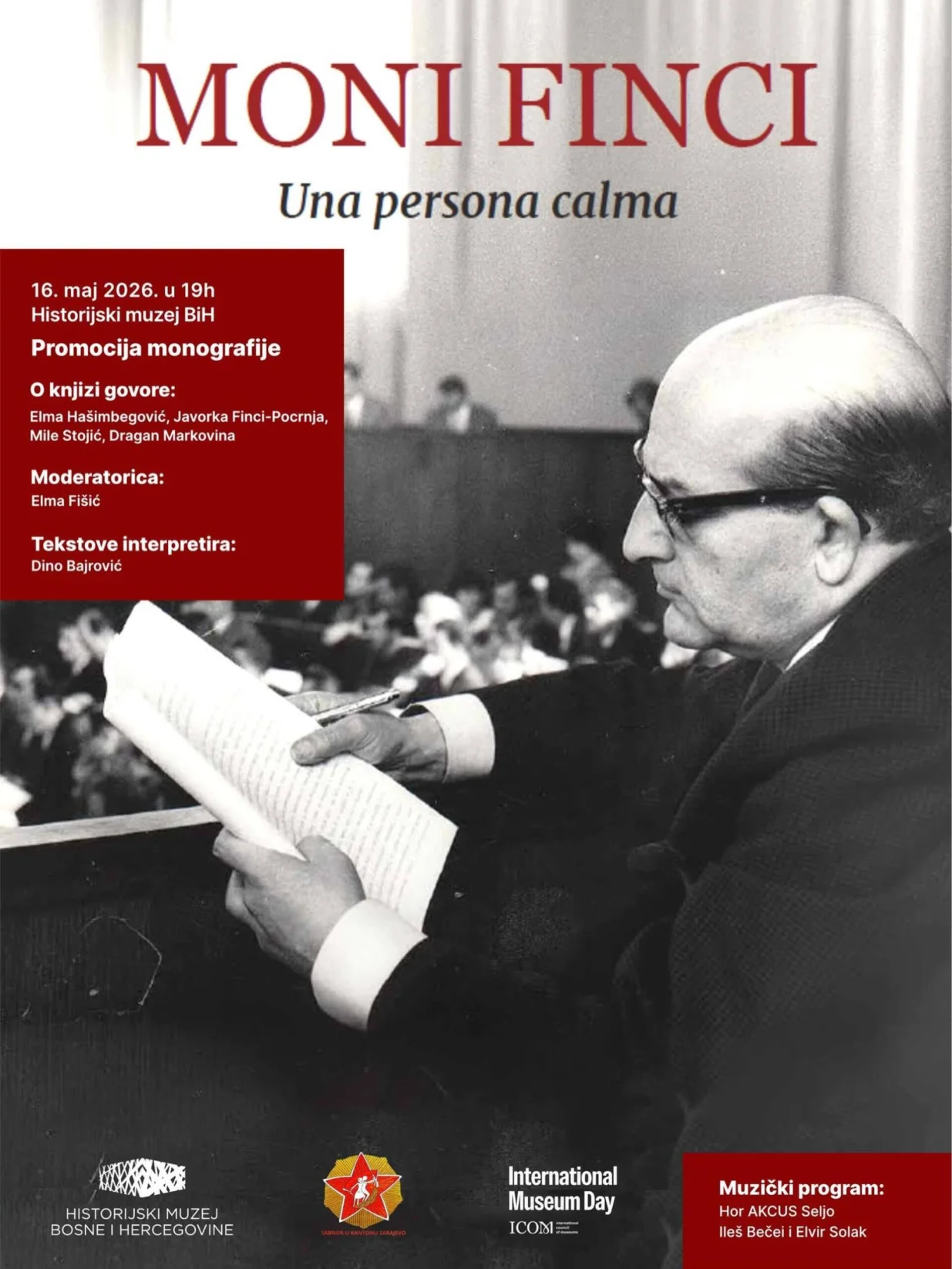 Monografija "Moni Finci &ndash; Una persona calma"/