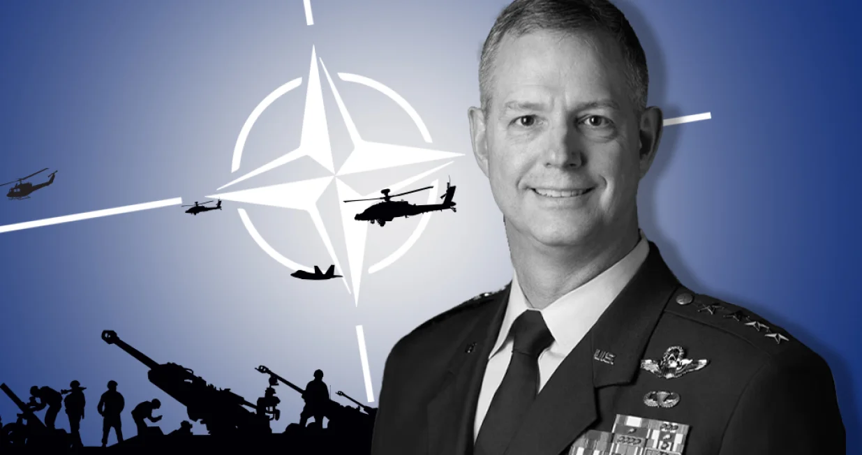 Vizual za kolumnu, pilot, NATO/Benjamin Krnić