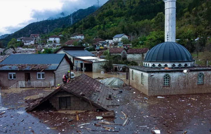 Donja Jablanica, klizi&scaron;te, poplave u BiH, poplava u Jablanici, dan nakon katastrofe/Anadolija/