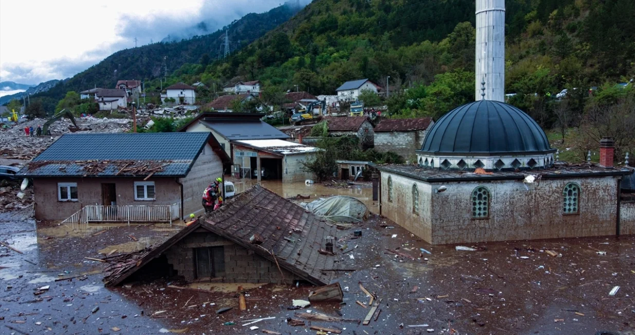 Donja Jablanica, klizi&scaron;te, poplave u BiH, poplava u Jablanici, dan nakon katastrofe/Anadolija/