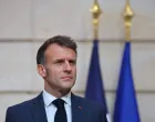 French President Emmanuel Macron attends a joint press conference with Ukrainian President Volodymyr Zelenskiy (not seen) at the Elysee Palace in Paris, France, November 17, 2025. REUTERS/Sarah Meyssonnier/Pool/Sarah Meyssonnier
