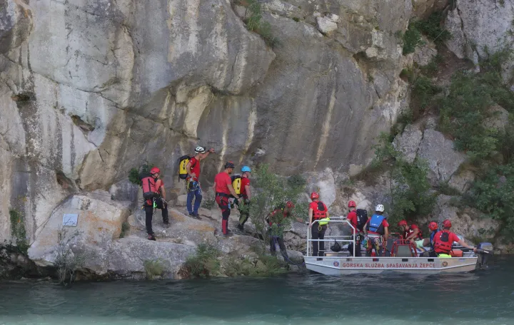 Spasilačka vježba Jablanica za svaki ljudski život 2026gorske interventne službe spa&scaron;avanja/Senad Gubelić
