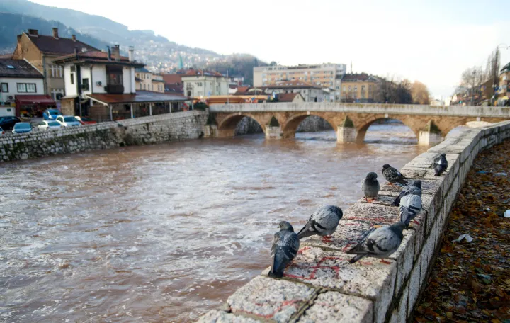 Sarajevske ulice nakon novembarskih padavina/Damir Deljo
