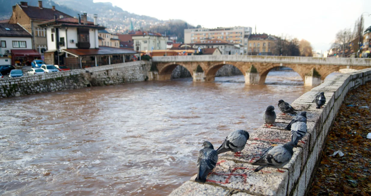 Sarajevske ulice nakon novembarskih padavina/Damir Deljo