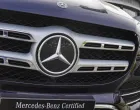 epa10266732 The logo of Mercedes-Benz at car dealer Autodom autosalon in Moscow, Russia, 26 October 2022. Mercedes sold its plant in the Moscow region and property to his dealer of the Avtodom Group. The car producer estimated its assets in the Russian Federation at two billion Euro. Deliveries of cars selling above 50,000 euro from the EU and all cars from the United States to Russia are prohibited by sanctions in March 2022. Mercedes has become the third manufacturer in the passenger car industry to leave the Russian market. Prior to that, Renault and Nissan had sold their assets and left it. EPA/YURI KOCHETKOV EPA-EFE/YURI KOCHETKOV/Yuri Kochetkov