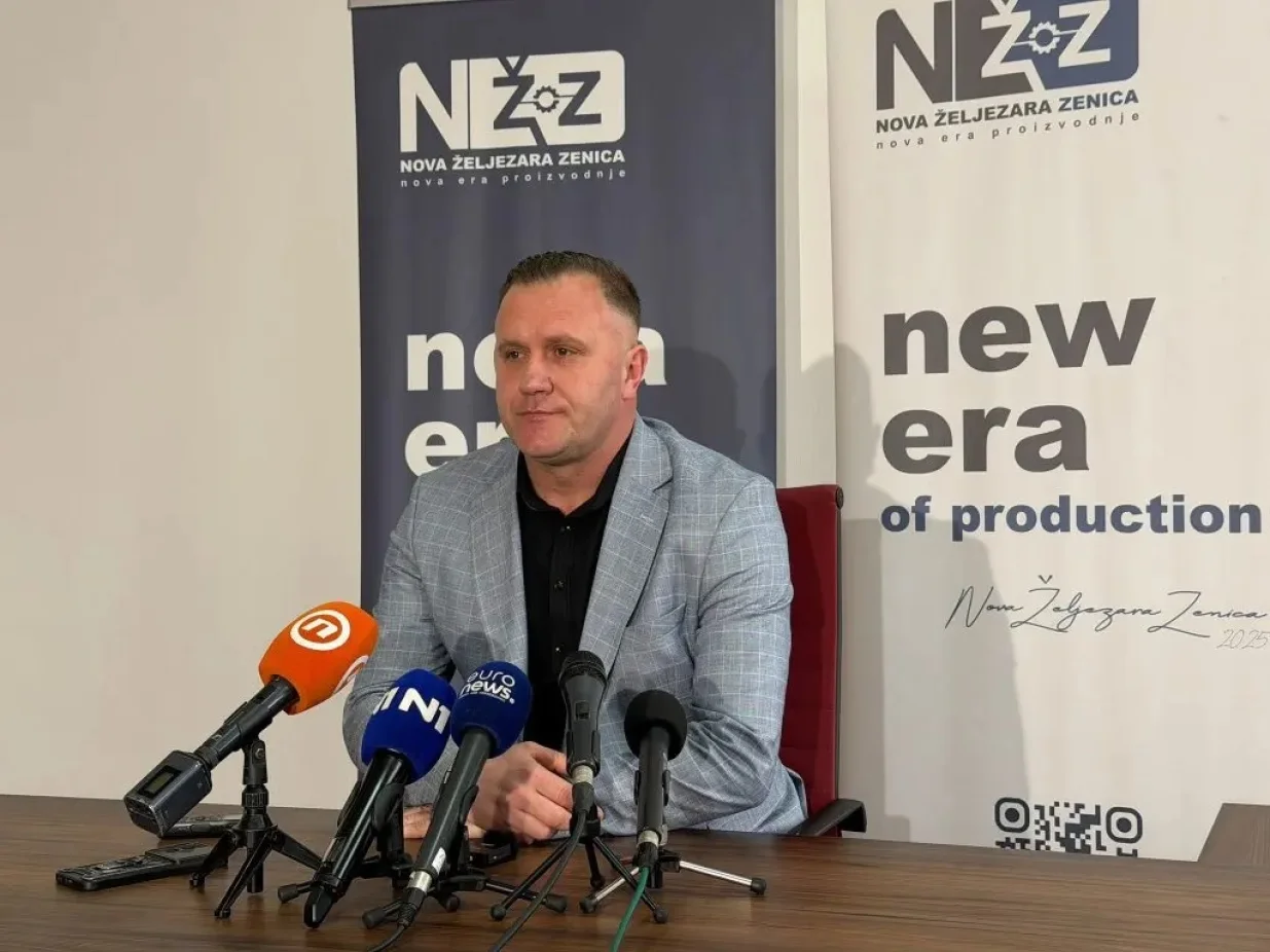 Ra&scaron;id Fetić, predsjednik Sindikata Željezare Zenica/