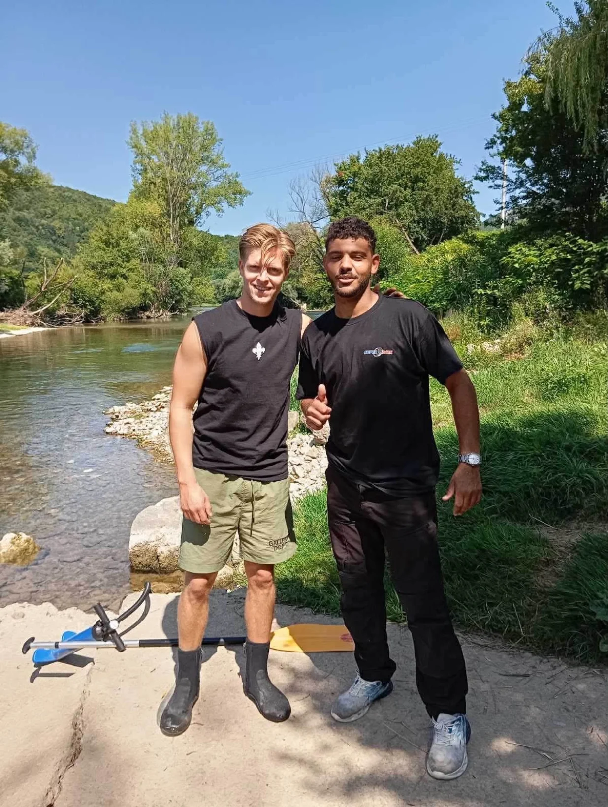 Plaža Alina Luka, bh zmaj na raftingu/